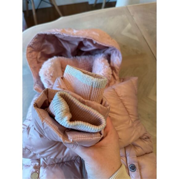 Michael Kors Pink Winter Coat Sz 4T - Picture 5 of 6
